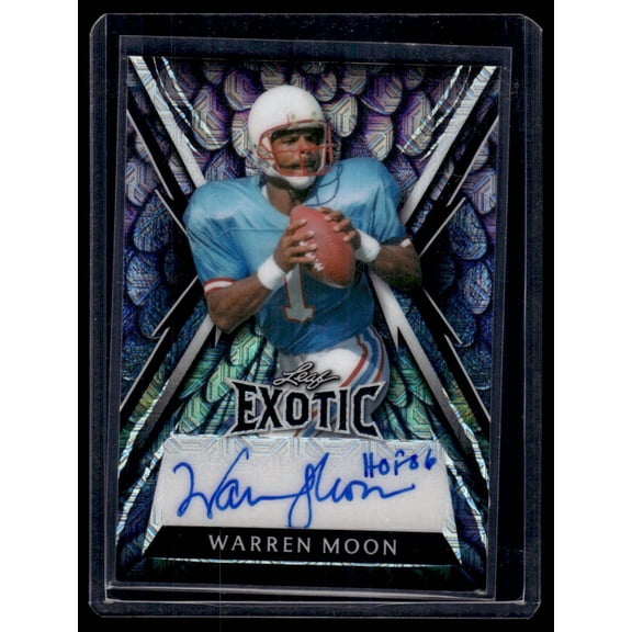 2023 Leaf Exotic Warren Moon #BA-WM1 Auto /2