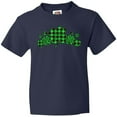 thumbnail image 3 of Inktastic St. Patrick's Day Clovers in Plaid Youth T-Shirt, 3 of 5