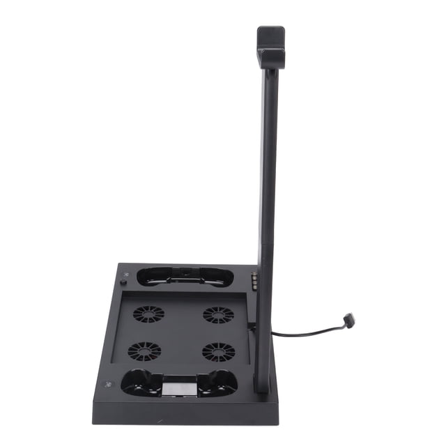 Cooling Stand, Cooling Fan Base LED Indicator Multifunctional Rechargeable with Bracket Battery Adapter for Series X Console