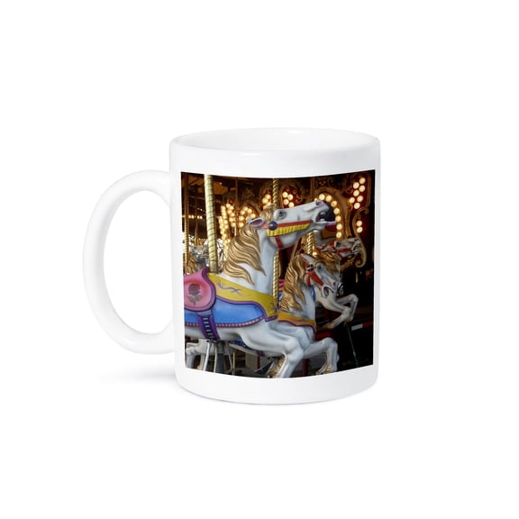 3dRose, Vintage Carousel II, 15oz Mug