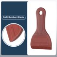 thumbnail image 5 of Uxcell 2pcs Small Squeegee 2.3 Inch Soft Rubber Blade Small Scraper for Glass Shower Cleaning, Red, 5 of 7
