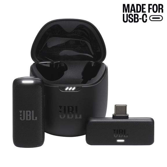 JBL Quantum Stream Wireless USB-C - Wearable wireless streaming microphone - Black