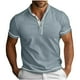 thumbnail image 1 of Ceisia Men's All Gift Seasons Casual Solid Color Button-Up Round Neck Long Sleeve Shirt - Comfortable Daily Outdoor Wear, 1 of 6