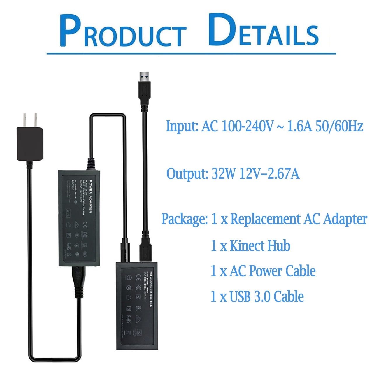 Xbox one s kinect adapter walmart sale