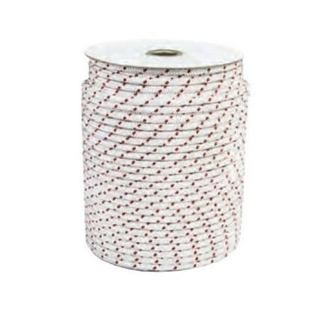 

SP1 05-208-03 Nylon Starter Rope - Polyester - White/Red - 3/16in. Diameter