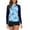 Sky Blue D, variant on AKAFMK Women's Long Sleeve Rash Guard Bathing Suit Clearance Swimwear, Two-Piece, Size S-XXL
