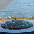 thumbnail image 4 of Blue Ridge Brand 1" Reflective Fire Glass Cubes - Professional Grade Fire Pit Glass Squares - Clear - 50 Pound, 4 of 6