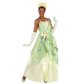 Girl's Disney Deluxe Princess and the Frog Tiana Costume - Walmart.com