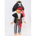 thumbnail image 3 of Eye Patch Pirate Halloween Costume| Compatible with 18" American Girl Dolls, Madame Alexander, Our Generation, etc. | 18 Inch Doll Clothes, 3 of 3