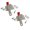 2 sets of hand guard, variant on Thick Iron Door Bolt Heavy Duty Industrial Civil Use Erosion Resistant Designs Long Service Metal Safety Latches set