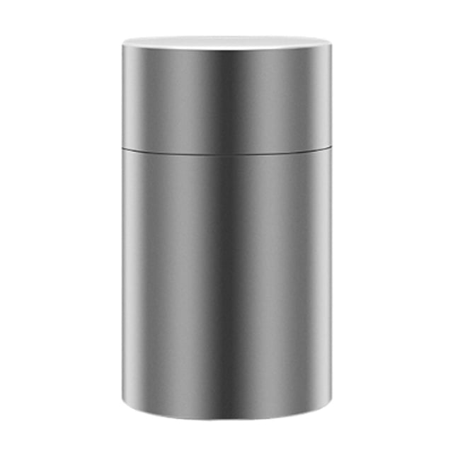 Elodie Bocal de Rangement en Aluminium Scellé, Récipient Simple et Étanche pour Thé, Café, Sucre