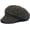 Brown, variant on Women's Houndstooth Print Newsboy Hat Fall Winter Tweed Paperboy Cap Retro Beret Hats for Ladies Fashion Headwear