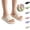 White, variant on Mfakffe Shower Shoes Open Toe Non Slip Slides Comfy Hollow Drain Slip on Sandals Lightweight House Slippers