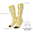 thumbnail image 4 of Naloa Banana Fruit Knee Socks, High Socks Long Stretchy Sock Women Knee High Stocking, Long Socks for Women, 4 of 6