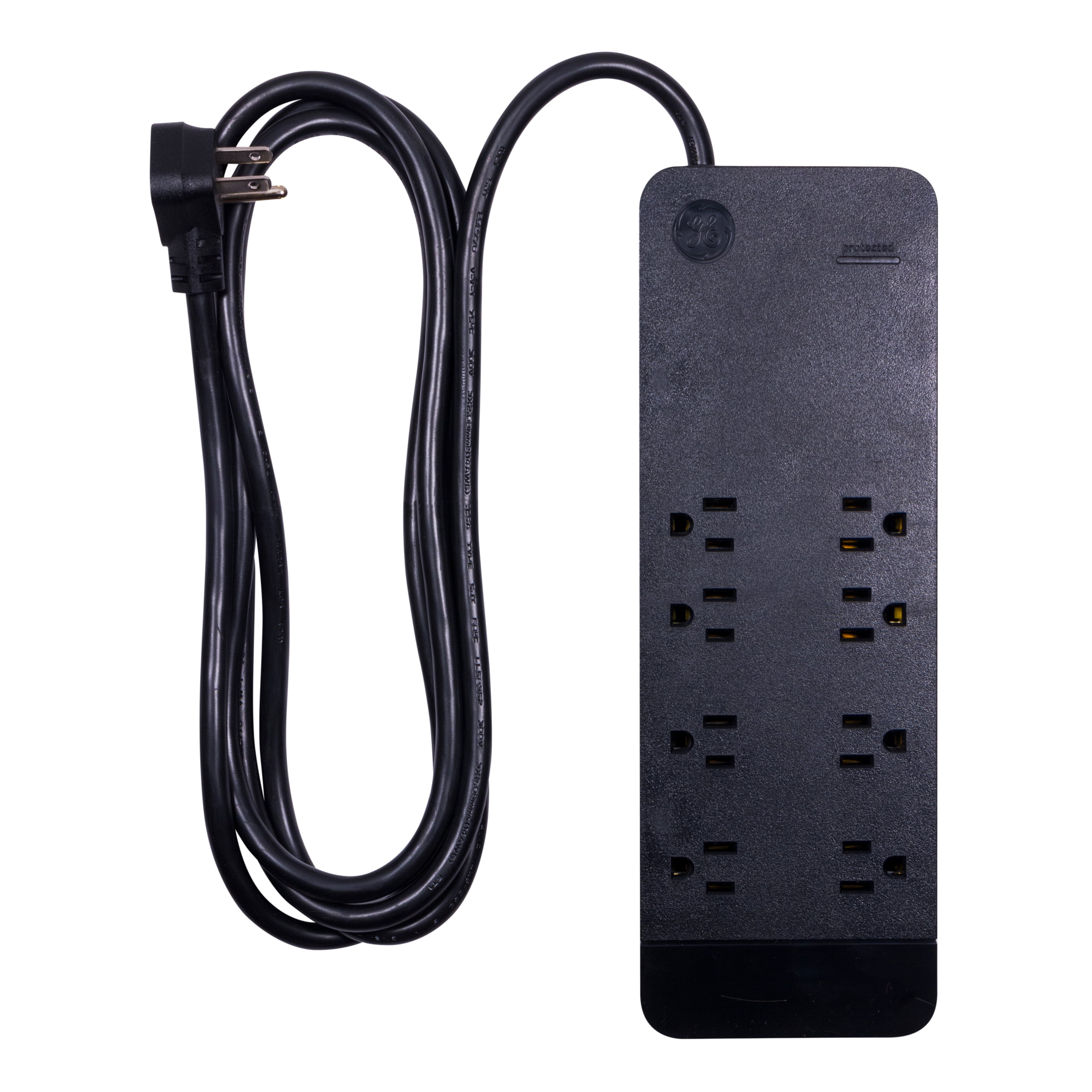 General Electric GE 8-Outlet Surge Protector Extension Cord, Pro Series, 8ft. – 37055