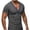 Dark Gray, variant on Summer Tops for Men Deep V Neck Short Sleeve Loose Comfy Stretchy Tee Shirts Casual Daily Wear Tshirts