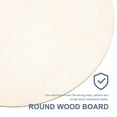 thumbnail image 3 of NUOLUX Round Wood Board Smooth and Flat Surface 1Pack 11.8In, 3 of 8