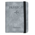 thumbnail image 1 of Skin Feel Retro Passport Case with Multi-Card Slot Rfid Anti-Scanning Waterproof Card, 1 of 1
