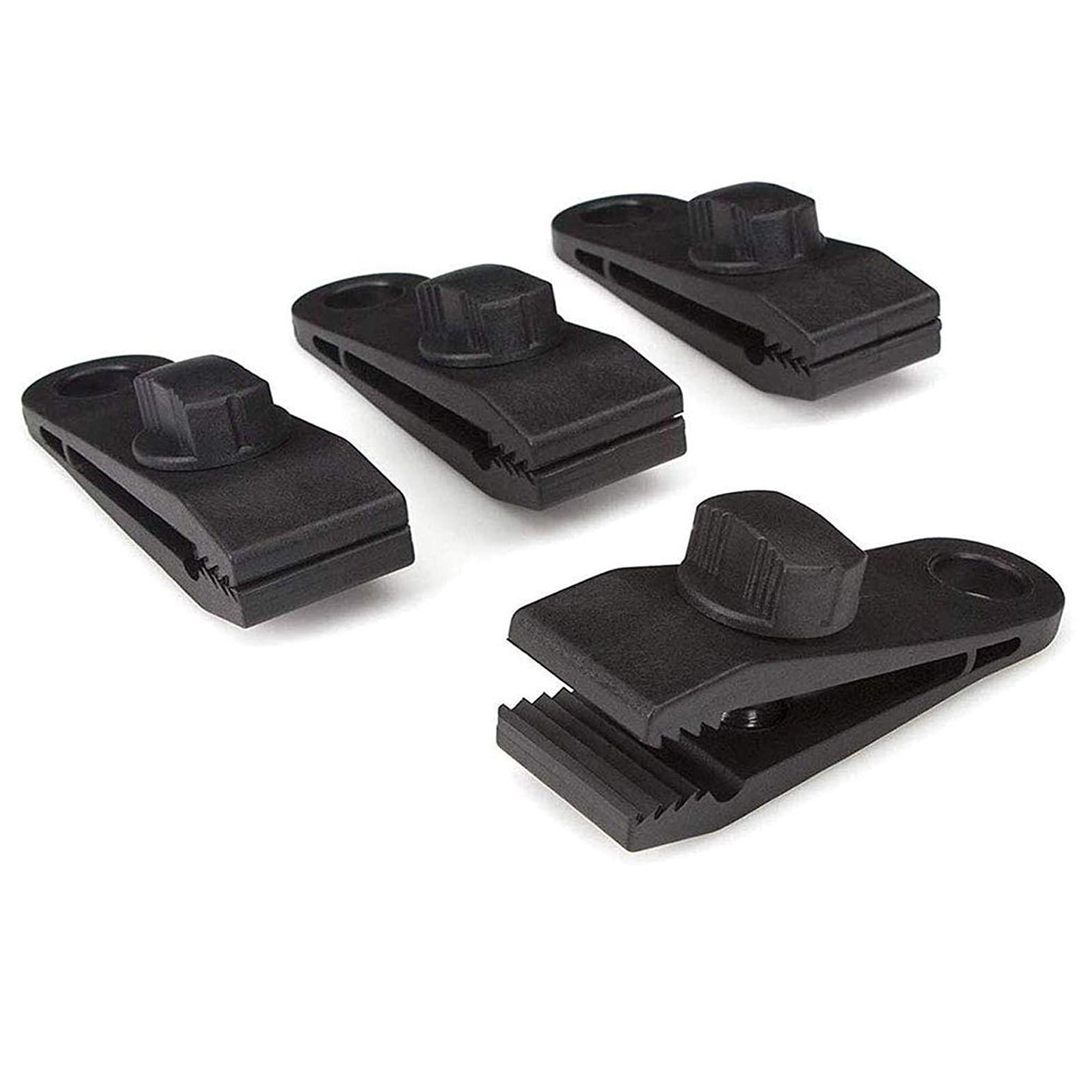 Lot De 10 Attaches Robustes Pour Bâche - Pinces Crocodile, Nylon Et Plastique, Anti-vent Pour Camping, Piscine