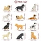 thumbnail image 5 of Juego de figuras de animales Toymany Mini Dog, 12 unidades, regalo para niños, 5 of 9