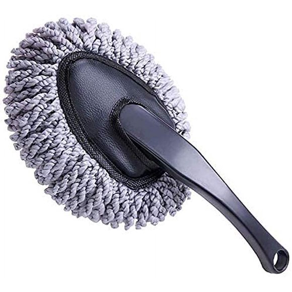Dépoussiéreur de Voiture Multifonctionnel Outil de Nettoyage de Saleté et Poussière Balai Gris Produits de Nettoyage de Voiture