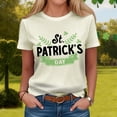 thumbnail image 4 of Ankishi St Patricks Day T Shirts for Women Irish Shamrock Short Sleeve Crewneck Graphic Tees Summer Tops for Parties, 4 of 7