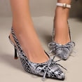 thumbnail image 2 of Wensltd Women's High Heels Pointed Toe Plus Size Closed Toe Party Pumps Trendy Spring and Summer Wear Shoes Silver, 2 of 9