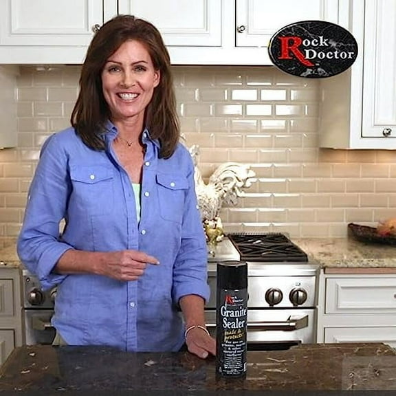 Rock Doctor Granite Sealer for Marble, Stone, and Tile Countertops, Streak-Free Finish with Stain Resistant Moisture Protection, Interior and Exterior Use, Pack of 6