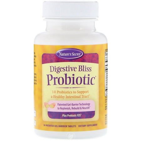 Nature's Secret Digestive Bliss Probiotic - 30 Tablets, Pack of 2