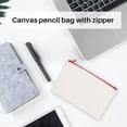 thumbnail image 5 of 12Pcs Multipurpose Cosmetic Bag Makeup Pouches with Zipper Canvas Bag Pencil Pouch Travel Toiletry Bag for DIY Design, 5 of 8