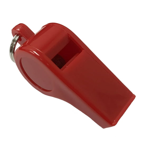 Cannon Sports Hi-Impact Red Plastic Whistle