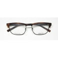 thumbnail image 2 of Claiborne 247 Full Rim Rectangular Brown Havana Eyeglasses, 2 of 9
