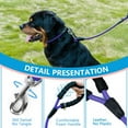 thumbnail image 4 of SHIQI-Aiminto Dog Leash, Braided Rope Traction \u2013 Walking Training Lead for Medium/Large Dogs ((1/2") x 6FT, Purple), 4 of 4
