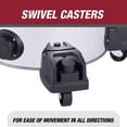thumbnail image 3 of Hyper Tough 10 Gallon Stainless Steel Wet/Dry Vacuum, 3 of 9