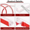 thumbnail image 3 of Moldura Flexible de Cuarto Redondo de 59 Pulgadas, Moldura Peel and Stick Flexible, Blanca, 3 of 7