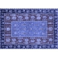 thumbnail image 1 of Ahgly Company Indoor Rectangle Animal Blue Traditional Area Rugs, 5' x 7', 1 of 4