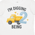 thumbnail image 4 of Inktastic I'm Digging Being 2 Birthday Truck Boys or Girls Toddler T-Shirt, 4 of 5