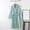 Mint Green, variant on SCSAlgin Womens Plush Soft Robe - Fluffy Warm Fleece Shaggy Bathrobe Nightgown - Ladies Winter Pajamas Housecoat
