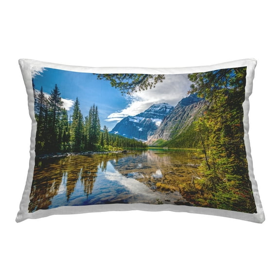 Stupell Industries Mountain Valley's Stream Decorative Printed Throw Pillow Design by Marty Hulsebos.