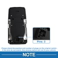 thumbnail image 4 of Interruptor de Ventana Eléctrica Unique Bargains No.1729056800 Interruptor de Control de Ventana para Mercedes-Benz C 180 coupe versión 13 modelos 2013-2015 M271.820 115 7A/MT Plástico Negro, 4 of 7