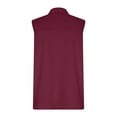 thumbnail image 6 of Womens Sleeveless Button Down Shirt Collar Cotton Linen Blouse Summer Casual Loose Tank Top Business Casual Outfits, M, 6 of 8