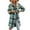 Army Green, variant on Azrian Women's Flannel Plaid Shacket Long Sleeve Button Down Shirts Jacket Coats with Side Pockets