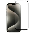 thumbnail image 2 of For iPhone 16 Pro 6.3 inch Bulk White Paper Card Package Black edged Tempered Glass (Black), 2 of 2