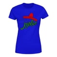 thumbnail image 3 of Playera De Viva Mexico Con Sombrero Charro Fiestas Patrias SeptiembreIndependencia Color Azul Talla Grande Marca Emil SaEs, 3 of 4