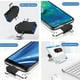 thumbnail image 2 of Adaptador Micro USB/USB-C a USB 3.0 2 en 1 con cable (paquete de 2), Adaptador Seminer USB C a USB, Adaptador convertidor Micro a USB, Negro, 2 of 5