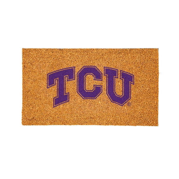 TCU Horned Frogs 28" x 16" Logo Turf Mat