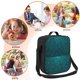 thumbnail image 5 of Balery Navy blue sparkling Caja de Almuerzo y Bolsa de Almuerzo para Hombres y Mujeres, Bolsa de Almuerzo Reutilizable con Gran Capacidad, Bolsa de Almuerzo Aislada, 5 of 7