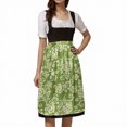 thumbnail image 3 of German Oktoberfest Women's Laced Half Apron Bavarian Traditional Cosplay For Party Dress Up, 3 of 8