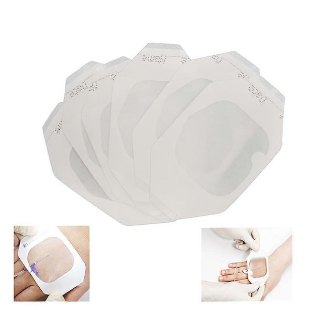 100Pcs Waterproof Adhesive PU Film Wound Dressing Sticker For Intravenous Cannula Infusion Catheter Fixation 6x7cm