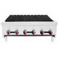 thumbnail image 1 of Bakemax BACGG36-6 36" Gas Charbroiler w/ Cast Iron Grates, Convertible, 1 of 1